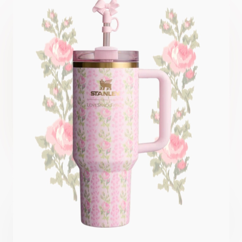 PINK STANLEY X LOVE SHACK FANCY 40 oz